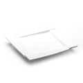 10" Square Plate , White