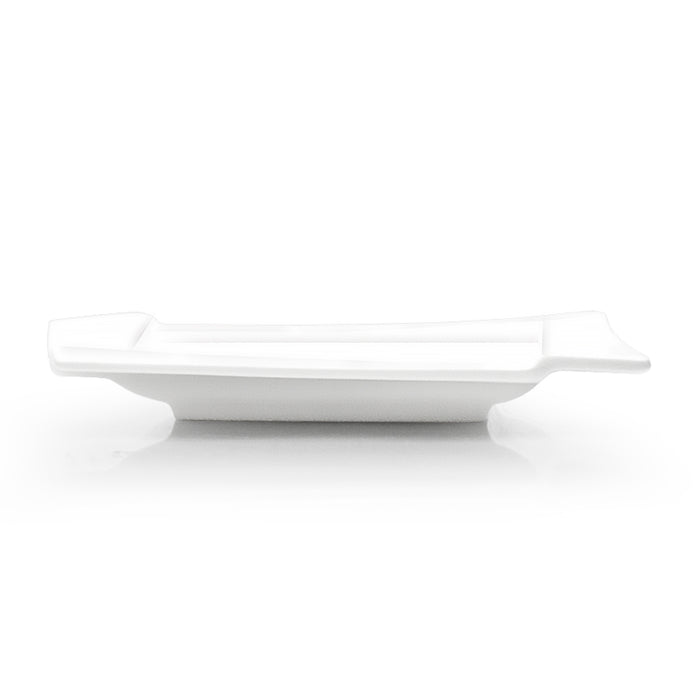 10" Square Plate , White
