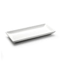 10.25"x4-1/2" Rectangular Plate, White Ceramic