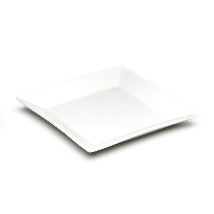 10⅝″ White Ceramic Square Bowl