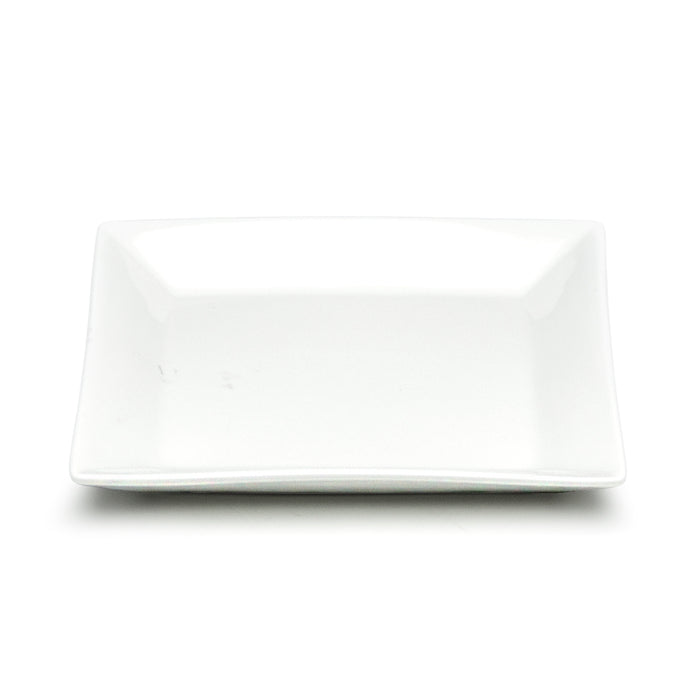 10⅝″ White Ceramic Square Bowl