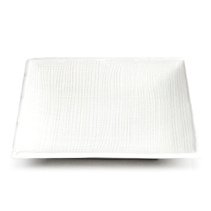 11-3/4" Square Plate, White Ceramic