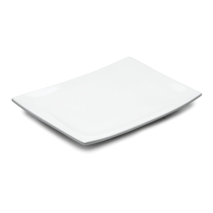 11¾″ × 8¼″ White Ceramic Rectangular Plate