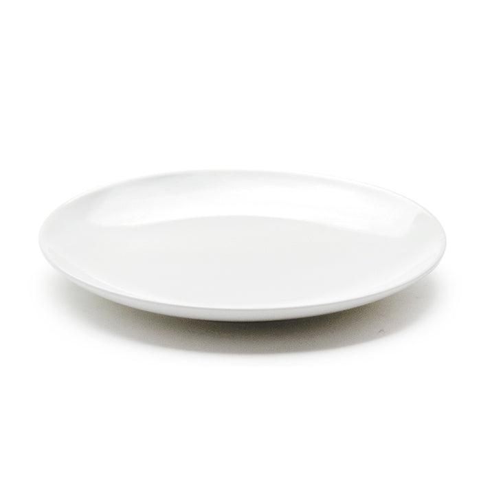 11⅞″ White Ceramic Round Plate