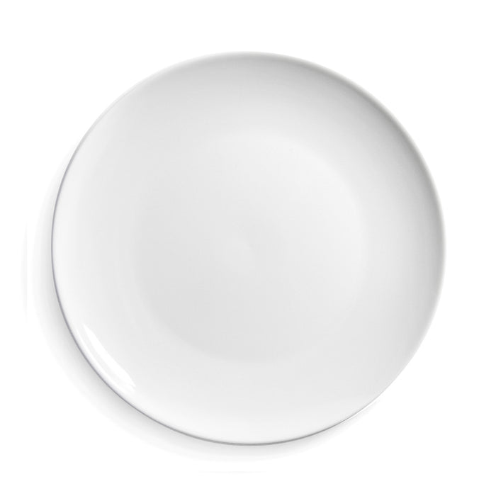 11⅞″ White Ceramic Round Plate