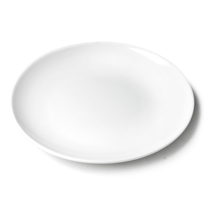 13″ White Ceramic Round Plate