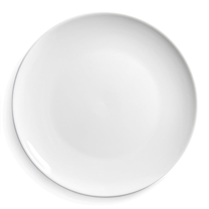 13″ White Ceramic Round Plate