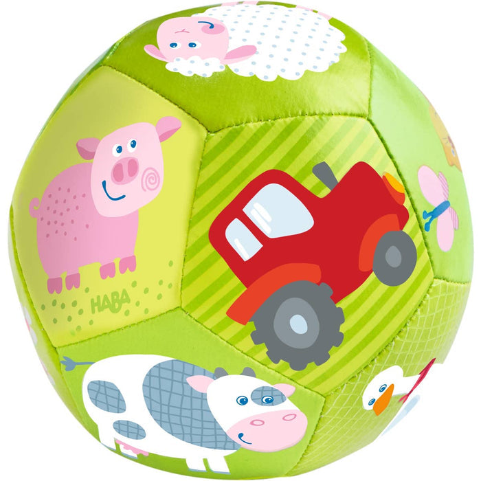4.5” soft baby ball – farm