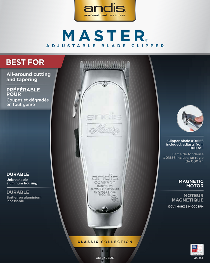 Andis Master Clipper #01557 - Palms Fashion Inc.