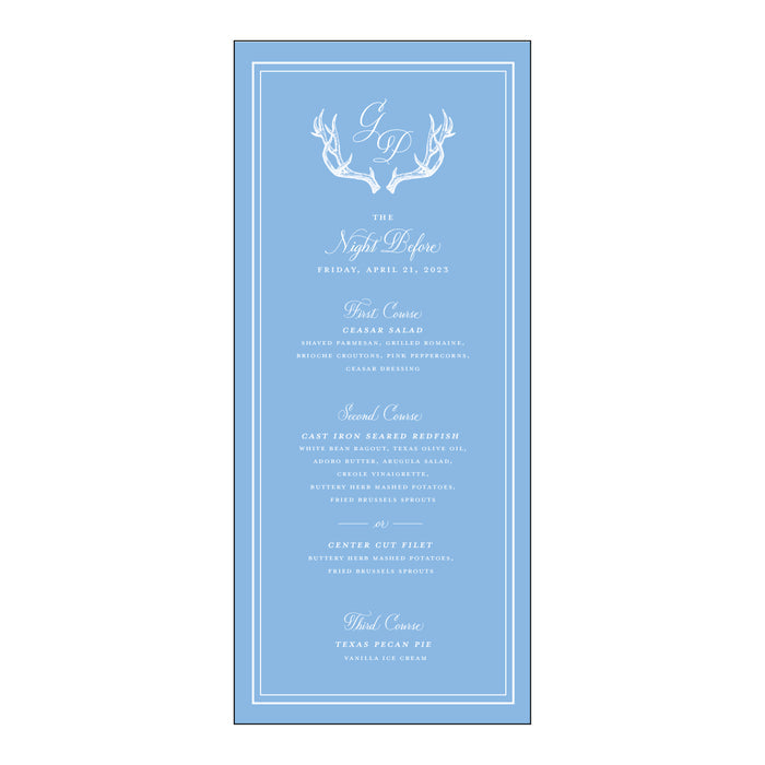 antlers | menus