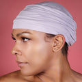 Bamboo Hair Cap Turban - Gray