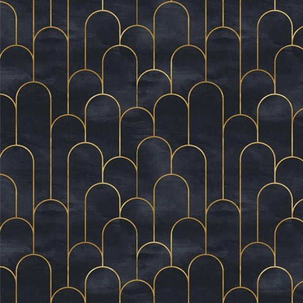 Black Gold Arc Wallpaper