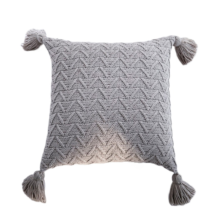 Gray Twill Cuhion Cover