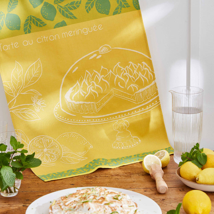 Lemon Tart Jacquard Tea Towel