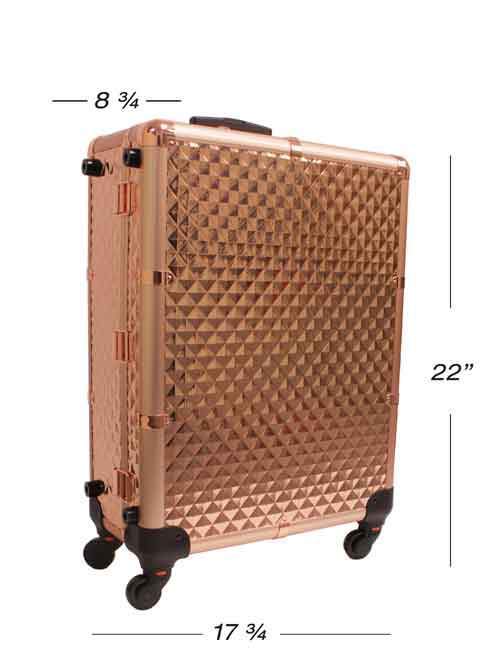 Make-Up Lighted Vanity Case - Rose Gold HairArt Int'l Inc.
