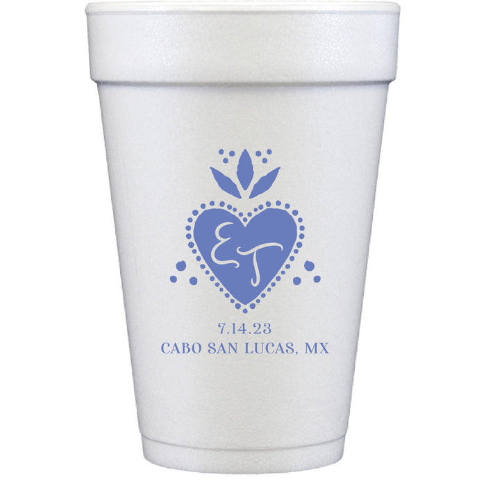 mexican mosaic | styrofoam cups