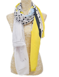 Multi Colour Polka Spot Print Scarf