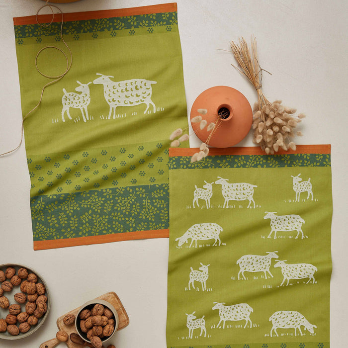 Pasture Jacquard Tea Towel