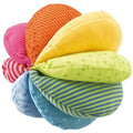 rainbow fabric sensory baby ball
