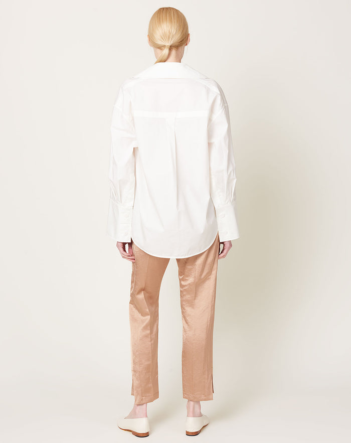 Zero + Maria Cornejo Slim Elli Pant in Gold Doppio