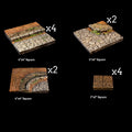 Stone Streets Add-On Pack (Painted) NO ANCHOR MAGNETS