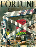 Study for Fortune Magazine Cover, 1949, watercolor painting by Dong Kingman (American art). Fine art giclée print reproduction by California Watercolor for wall decor.
