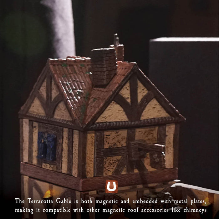 Terracotta (Tudor) Roof Add-On Pack (Painted) NO ANCHOR MAGNETS